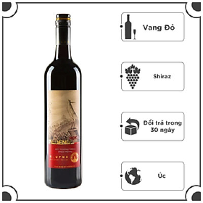 Rượu vang cường hóa Ulupna Royal Phoenix Fortified Shiraz 2017 750ml 19% Alc