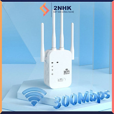 Kích sóng Wifi 4 râu tốc độ cao 300mpbs 2.4G Mở rộng vùng phủ sóng, cải thiện tốc độ mạng wifi ngôi nhà bạn - Hàng chính hãng/Hàng nhập khẩu