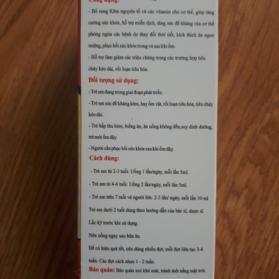 Thực Phẩm Chức Năng  Combo 2 Hộp Siro Quikiz Zinc - Bổ Sung Kẽm Cho Trẻ