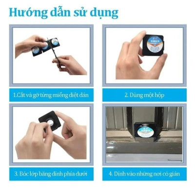Combo 2 bộ 6 Viên Mồi Diệt Gián, Thuốc Diệt Côn Trùng Sinh Học Không Độc Hại Dùng Trong Nhà Bếp, Hộ Gia Đình