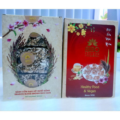 Combo 2 Hộp Cốm gạo BIBO, sản phẩm thuần chay, tốt cho sức khỏe