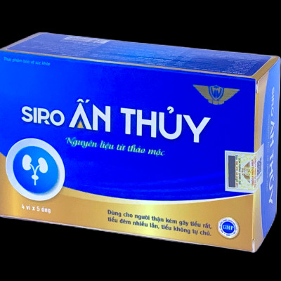 Siro Ấn thuỷ Vinh Thịnh Vượng VV, hộp 20 ống, dùng cho trẻ đái dầm, tiểu đêm nhiều