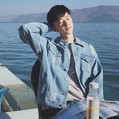 Áo khoác cổ bẻ, có thể giặt ướt, chất liệu bò, kiểu dáng rộng rãi, phù hợp cho mùa xuân TA101