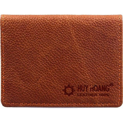 Ví đựng namecard da bò Huy Hoàng màu da-HT9101