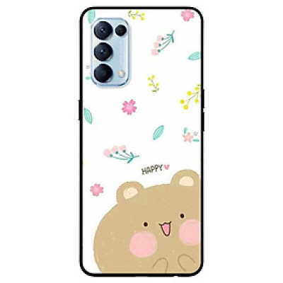 Ốp lưng dành cho Oppo Reno 5 mẫu Gái Happy