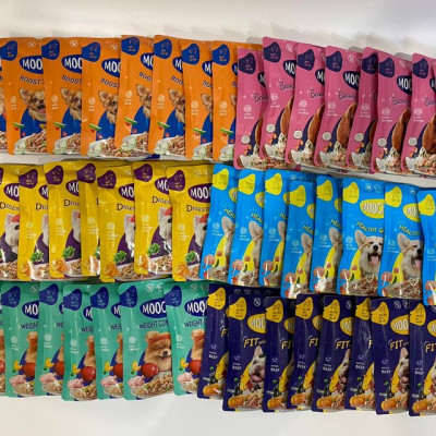 Combo 12 gói Pate Moochie dành cho chó mọi lứa tuổi