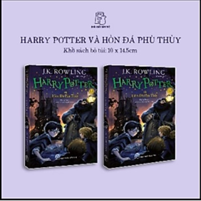 Khổ nhỏ bỏ túi tập 1 (2 cuốn) HARRY POTTER VÀ HÒN ĐÁ PHÙ THUỶ - J.K. Rowling - NXB Trẻ