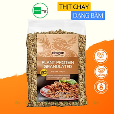 Thịt thuần chay dạng băm từ đậu thực vật hữu cơ Dragon Superfoods