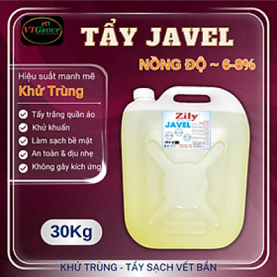 Nước tẩy Javel - CAN 30KG (THƯỜNG, ĐẬM ĐẶC)