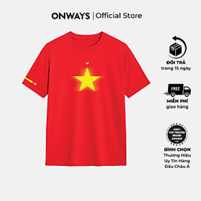 Áo Thun Thể Thao Siêu Nhẹ, Nhanh Khô, Kháng Khuẩn, Co Giãn Tốt VIETNAM REGULAR T-SHIRT UNISEX U5261