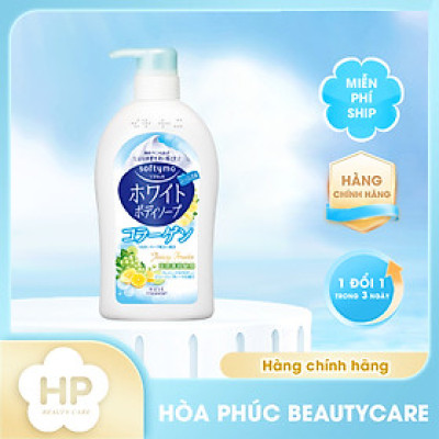 Sữa Tắm Dưỡng Trắng Mịn Da Chiết Xuất Collagen Kosé Softymo Body Soap (600 mL)
