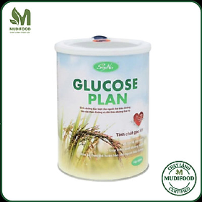Sữa Hạt Glucose Plan Tinh Chất Gạo Lứt Soyna 800g - Bổ Sung Dinh Dưỡng cho Người Cao Tuổi, Tiểu Đường, Tim Mạch, Mỡ Máu, Xương Khớp, Kiểm Soát Đường Huyết, Bữa Ăn Thay Thế Hoàn Hảo Cho Người Bệnh