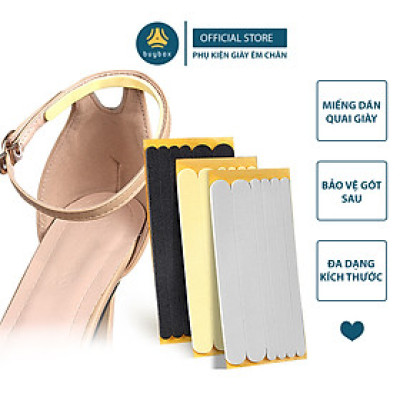 Combo 5 Miếng dán chống trầy gót chuyên dùng cho sandal, giày cao gót chất liệu EVA, silicone cao cấp - Buybox - BBPK282