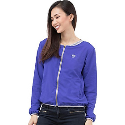 Áo khoác nữ chống nắng UPF50+ Light Grape Blue Zigzag JAC00306 tặng khẩu trang trị giá 129k
