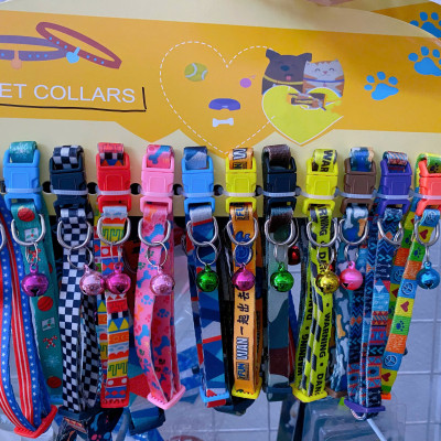 VÒNG CỔ CHO CHÓ MÈO ZICHEN NHIỀU HOẠ TIẾT BẢN 0.8cm-1.0cm-1.5cm - GIAO NGẪU NHIÊN