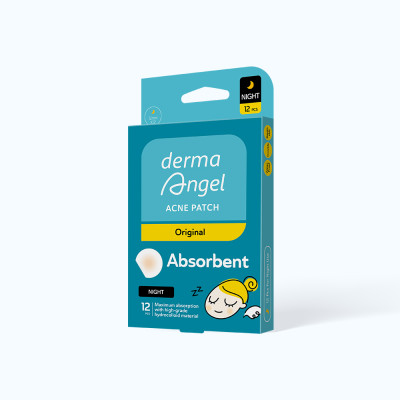 Miếng dán mụn ban đêm Derma Angel (12 miếng/hộp)