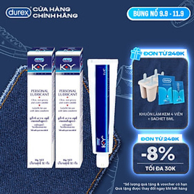 Combo 2 gel bôi trơn Durex K-Y Jelly 50g ( KY Jelly)