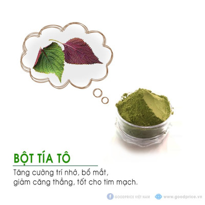 Bột tía tô nguyên chất Goce - 72g (24 gói x 3g)