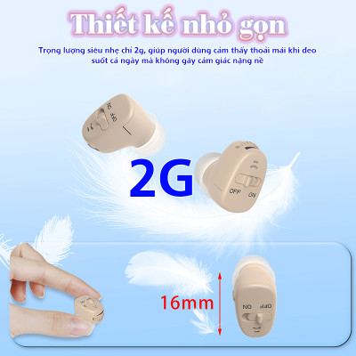 Máy trợ thính nhét tai siêu mini Funmic EN-IA102C