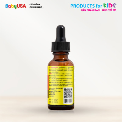 MediUSA Zin C Drops - Thực phẩm chức năng hỗ trợ trẻ khỏe mạnh, ăn ngon chóng lớn - Hàng chính hãng