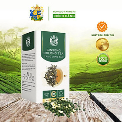 Trà Ô Long Sâm Tăng Năng Lượng Cho Cơ Thể Giúp Tỉnh Táo Thư Giãn Bảo Vệ Sức Khỏe Hộp 100G