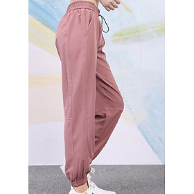 Quần Jogger Nữ Chất Vải Gió Dù Phong Cách Street Wear