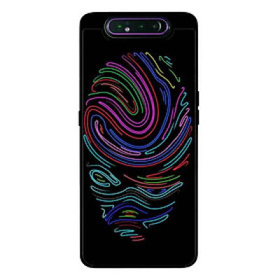 Ốp Lưng Dành Cho Samsung A80 mẫu Vân Tay Neon - Hàng Chính Hãng