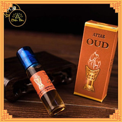 Tinh dầu gỗ đàn hương GATTA OUD Ấn Độ lọ 8ml, tinh dầu thơm phòng, tinh dầu cúng dường đồ thờ cúng Mật tông - Diệu Tâm