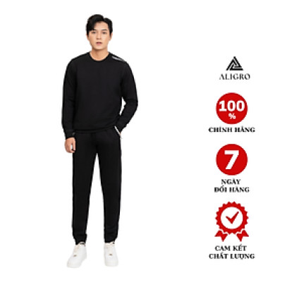 Bộ nỉ nam Aligro màu đen BN5