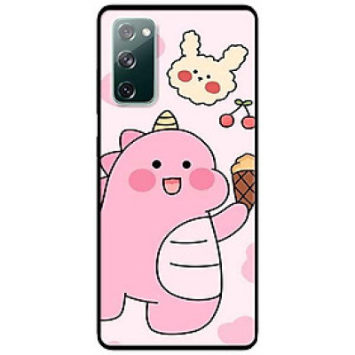 Ốp lưng dành cho Samsung A90 - Samsung S20 FE mẫu Khủng Long Hồng