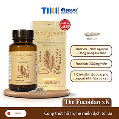 Thực phẩm bảo vệ sức khỏe THE FUCOIDAN xK (180 viên/ hộp) tặng 24 viên trị giá 704k