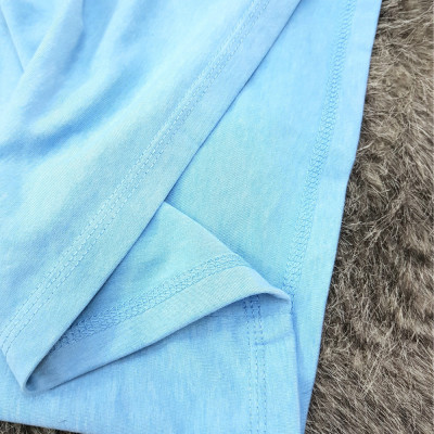 Áo thun nam nữ 80% Cotton Blue08