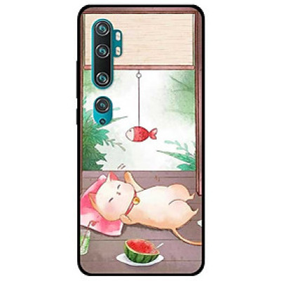 Ốp lưng dành cho Xiaomi Mi Note 10 mẫu Mèo Và Điện Thoại