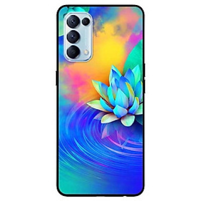 Ốp lưng dành cho Oppo Reno 5 mẫu Sen Xanh Nước