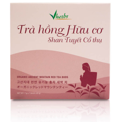 Combo 3 Hộp Trà Hồng Hữu Cơ shan tuyết cổ thụ (Trà Búp)