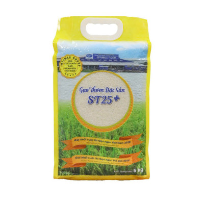 Gạo thơm đặc sản ST25+ IntimexGroup túi 5kg