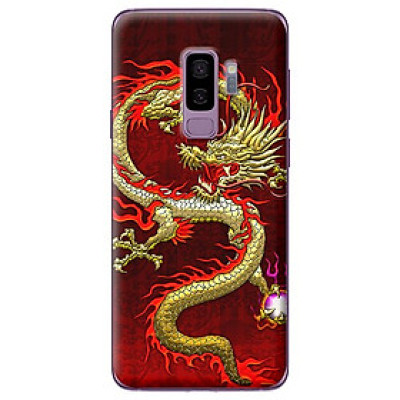 Ốp lưng cho Samsung Galaxy S9 Plus nền rồng 1 - Hàng chính hãng