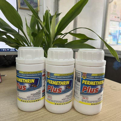 Thuốc diệt muỗi nhập khẩu nguyên chai Anh Quốc Permethrin Plus 50EC chai 200 ml