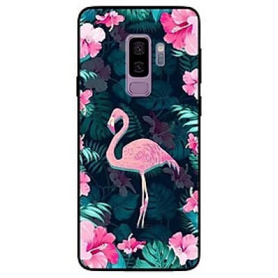 Ốp lưng dành cho Samsung S8 - S8 Plus - S9 Plus mẫu Hạc Hồng Giữa